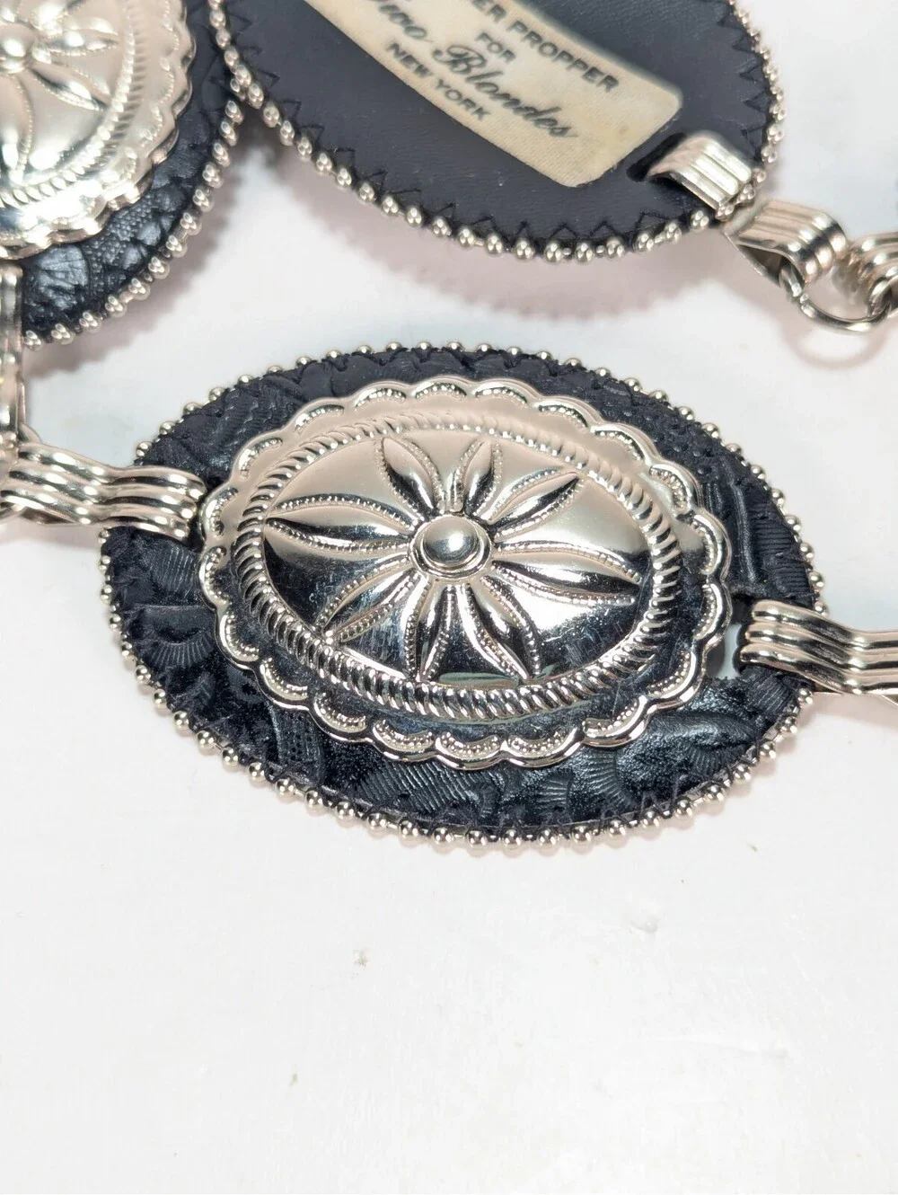 Vintage Ginger Propper For Two Blondes Western Concho Belt Adjustable 39